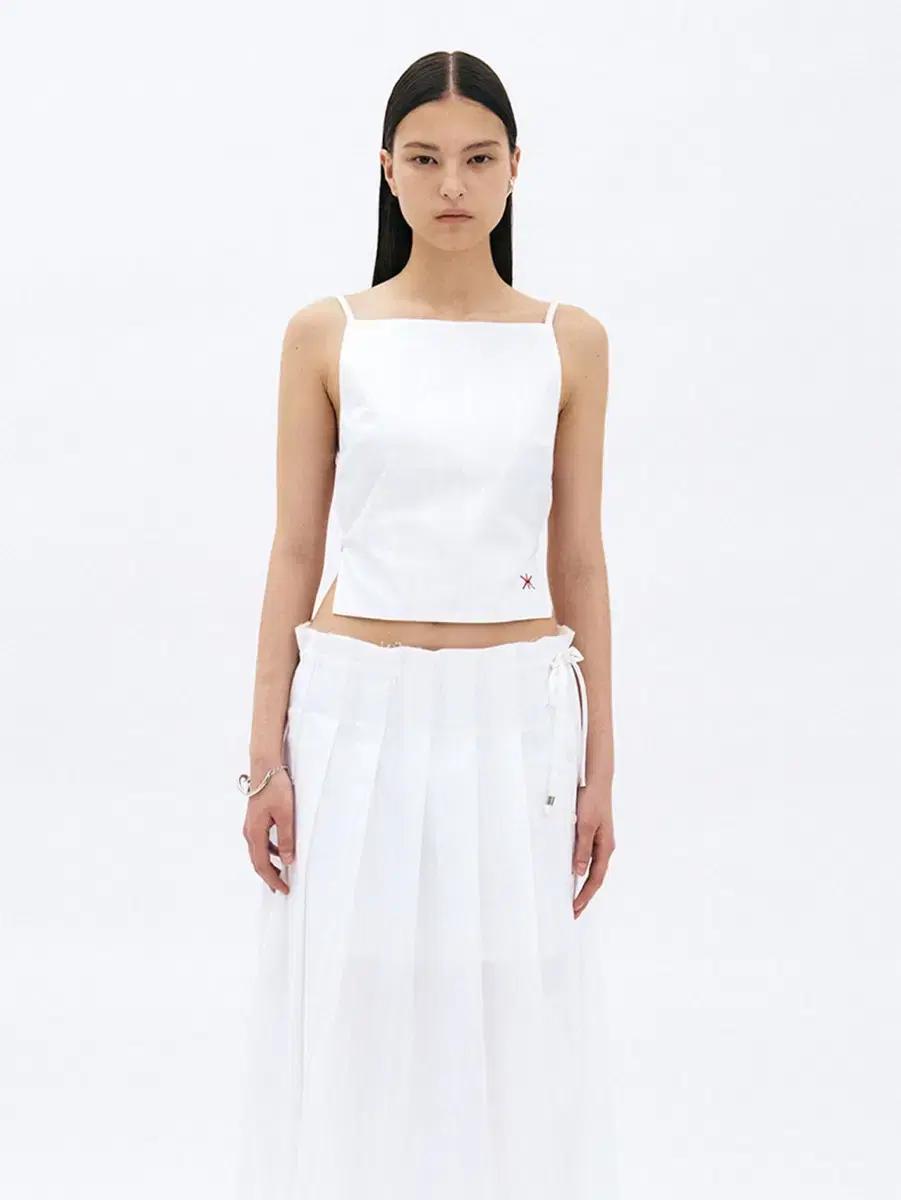 윤세 YUNSE 해치 스트링 탱크 탑(화이트)