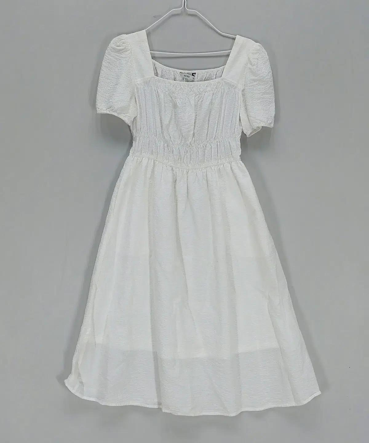 미쏘 여85 반팔롱원피스 봄여름 화이트 08207