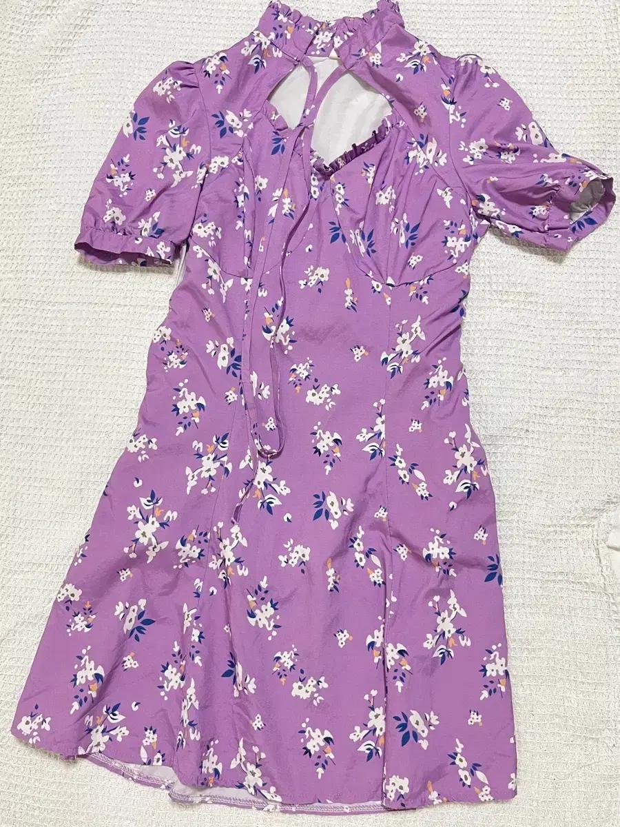 플로럴 미니원피스 S