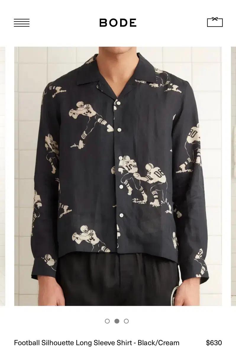 bode 보디 셔츠(XL) 약105