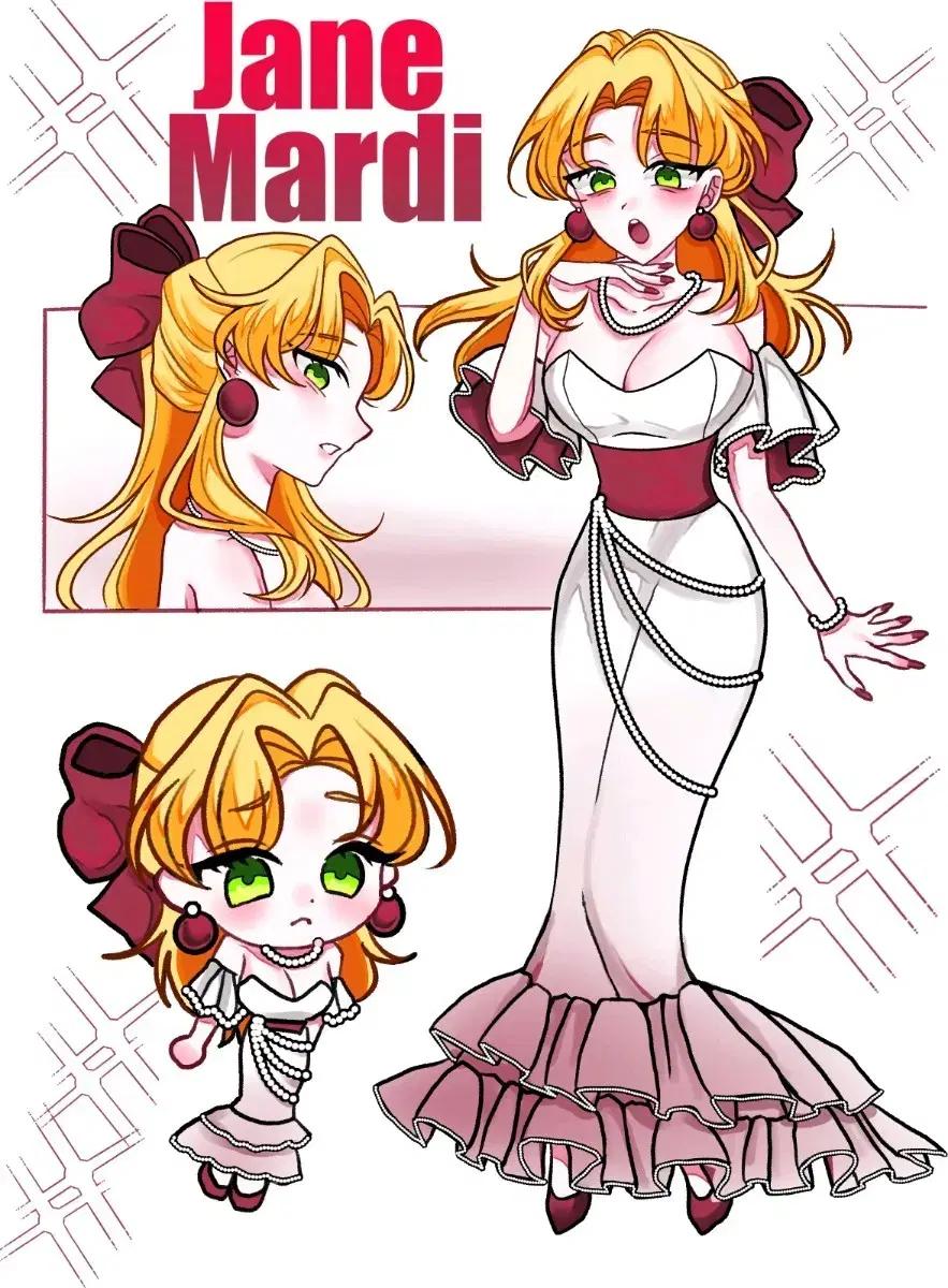 할인이벤트!!))여캐 드레스 고정틀 커미션