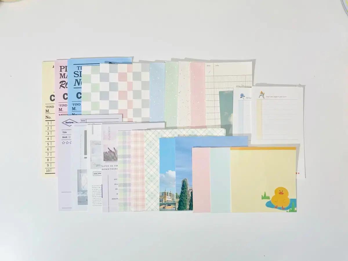 마지막!! 감성다꾸 메모지 스티커 소분팩(무료배송)