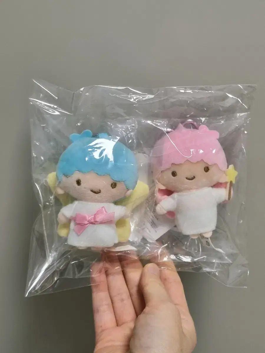 세트가격) 산리오 하트 카라비너 키키 라라 마스코트