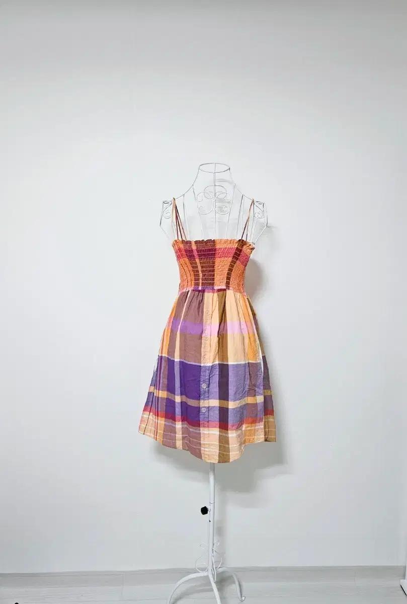 미국 브랜드 나시 미니 원피스