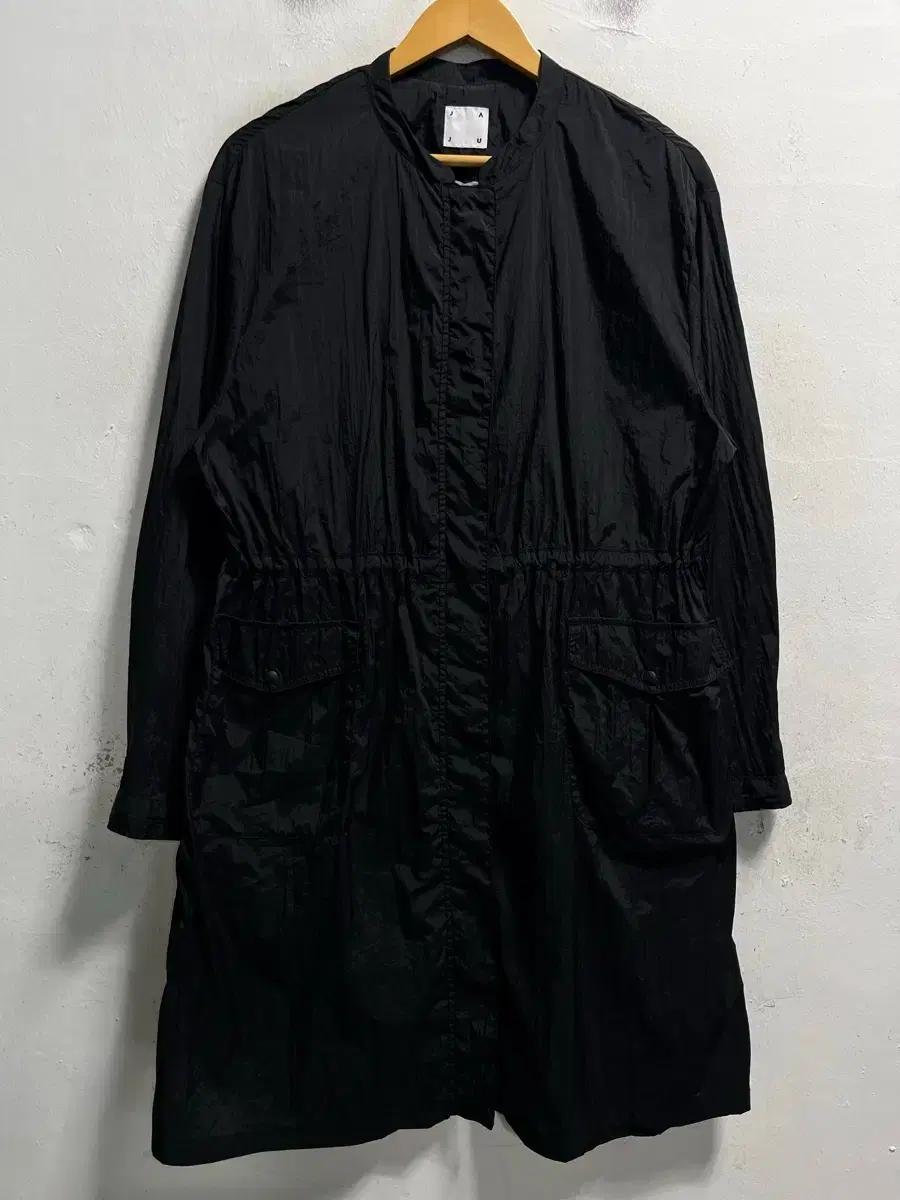 66 JAJU 나일론 루즈핏 롱 사파리 코트 정품