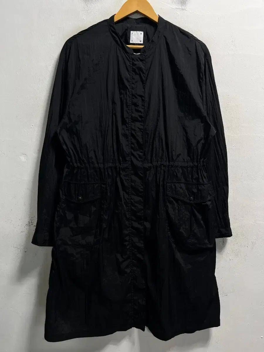 66 JAJU 나일론 루즈핏 롱 사파리 코트 정품