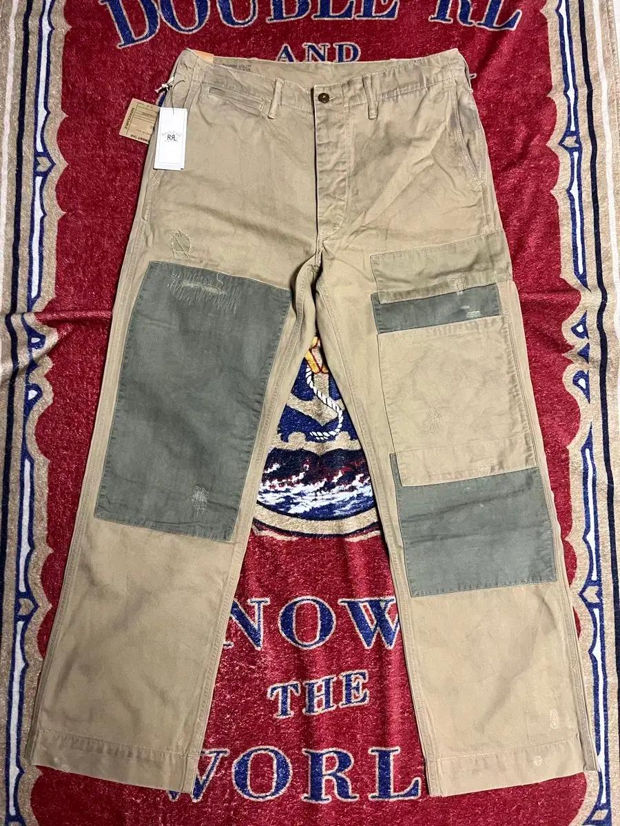 RRL 리페어 치노 필드 팬츠 더블알엘