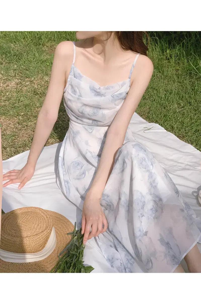 여름 쉬폰 롱원피스 / 에이블리 / 교신가능