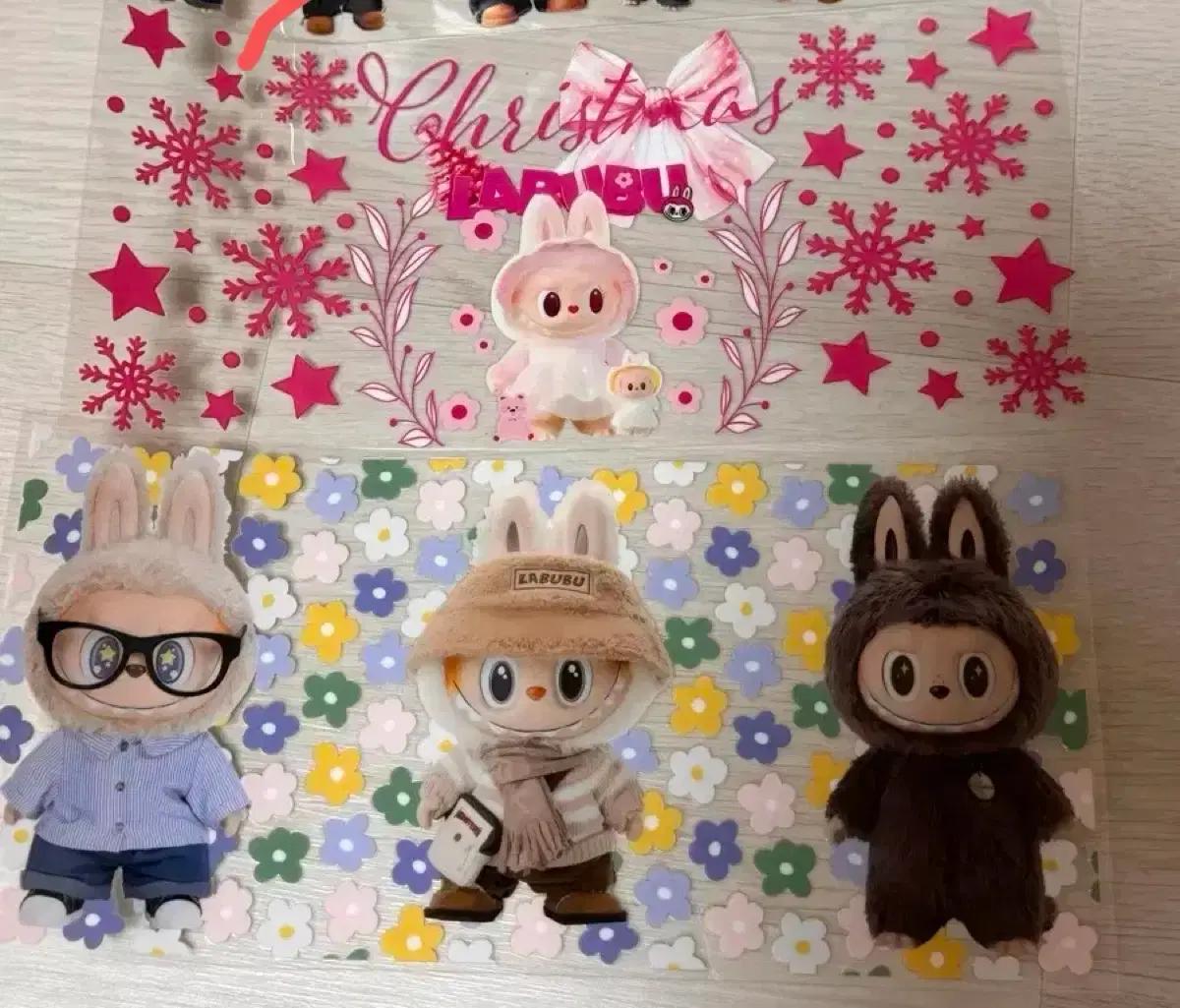 라부부 방수스티커 노트북꾸미기 텀블러꾸미기