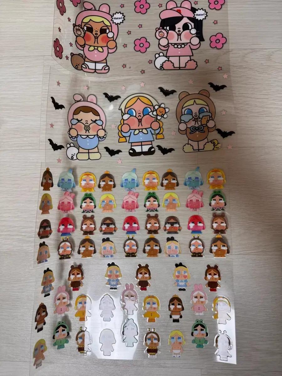 스티커 크라이베이비 방수스티커 세트