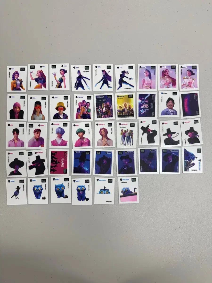 GS25 케데헌 케이팝데몬헌터스 띠부실 스티커