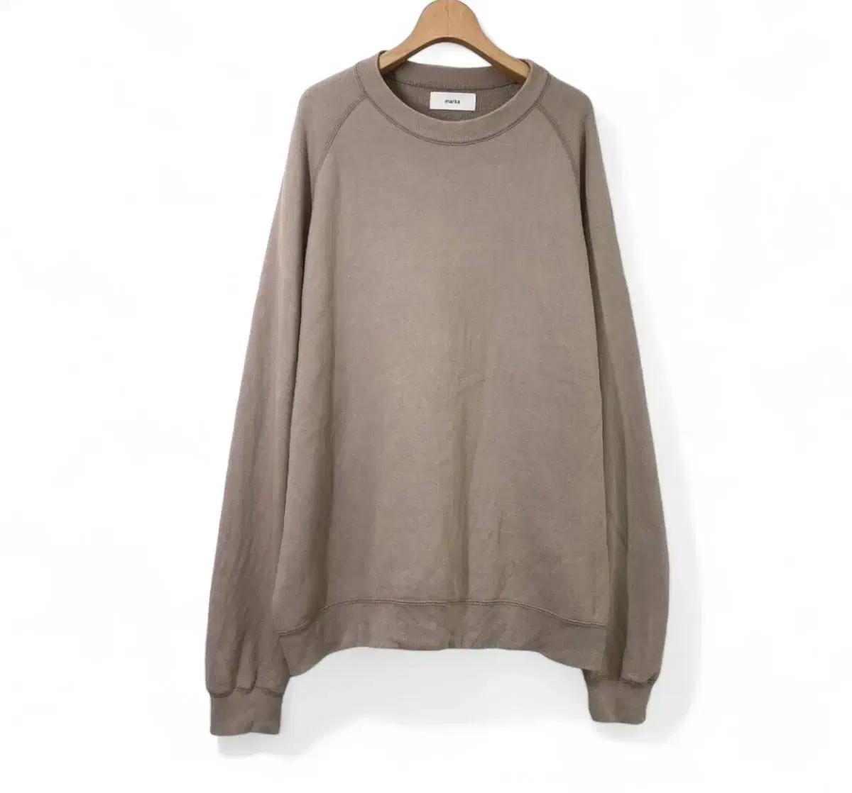 마카웨어 21 aw 스페인 수피마 코튼 스웻셔츠