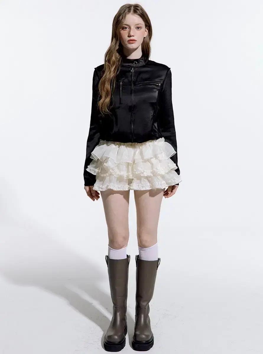 러프넥 튜튜 팬츠