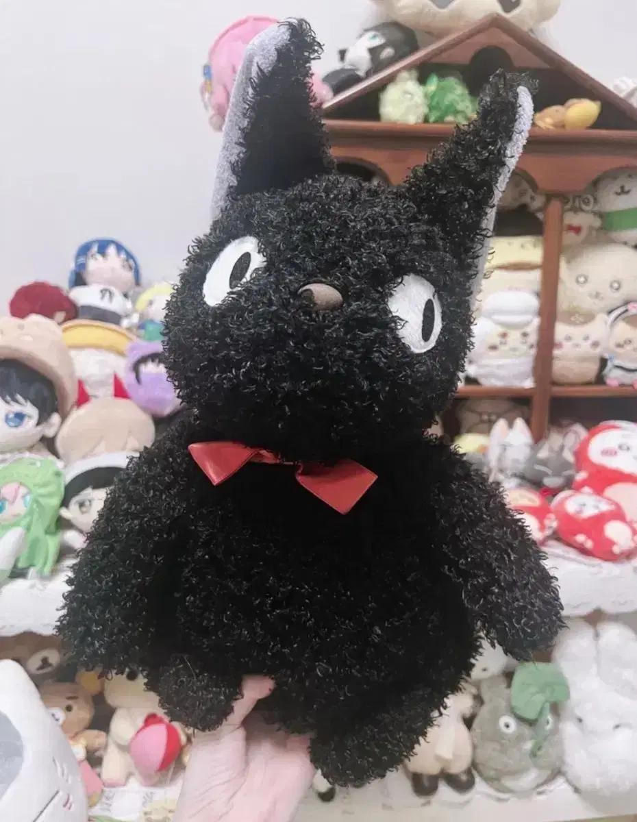 고전 희귀)지브리 정품 마녀배달부 키키 지지 뽀글이 대왕인형