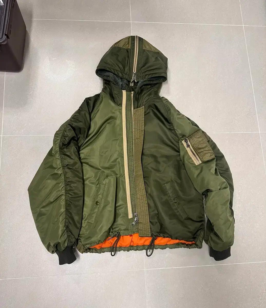 앤더슨벨 N2B 항공 점퍼 카키 L