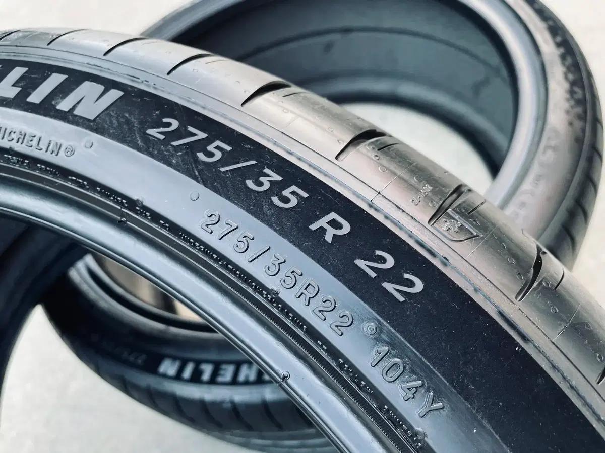 2753522 / 275 35 22 미쉐린 파일럿스포츠ev 중고타이어