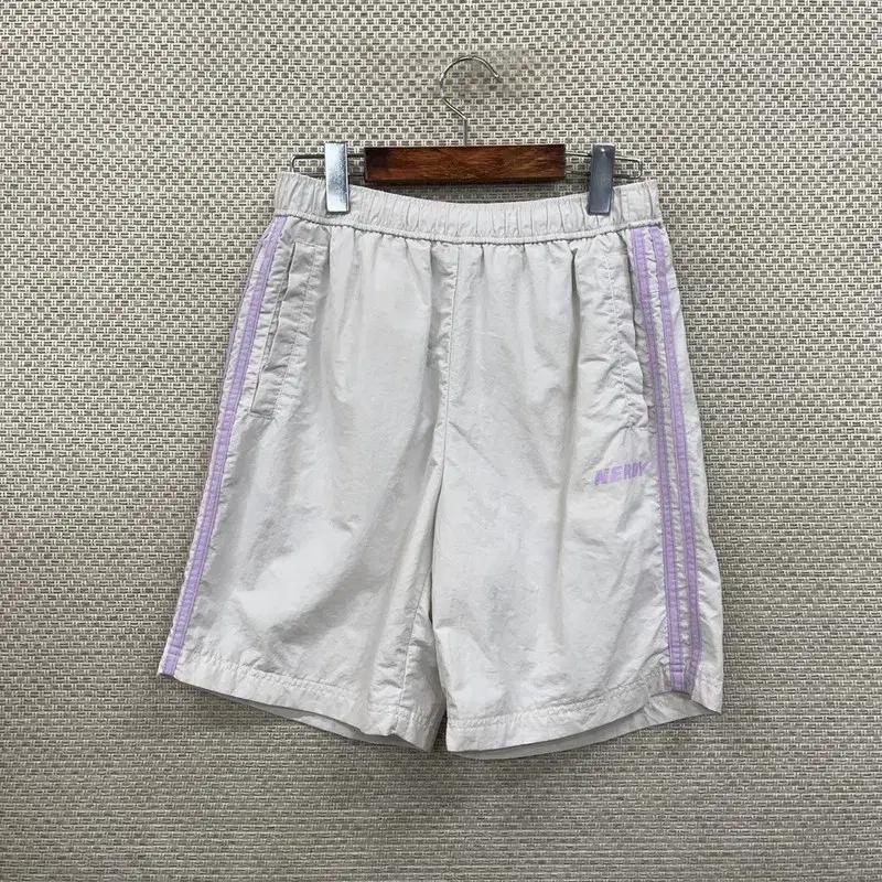 널디 프린팅로고 트레이닝 츄리닝 반바지 M D10300