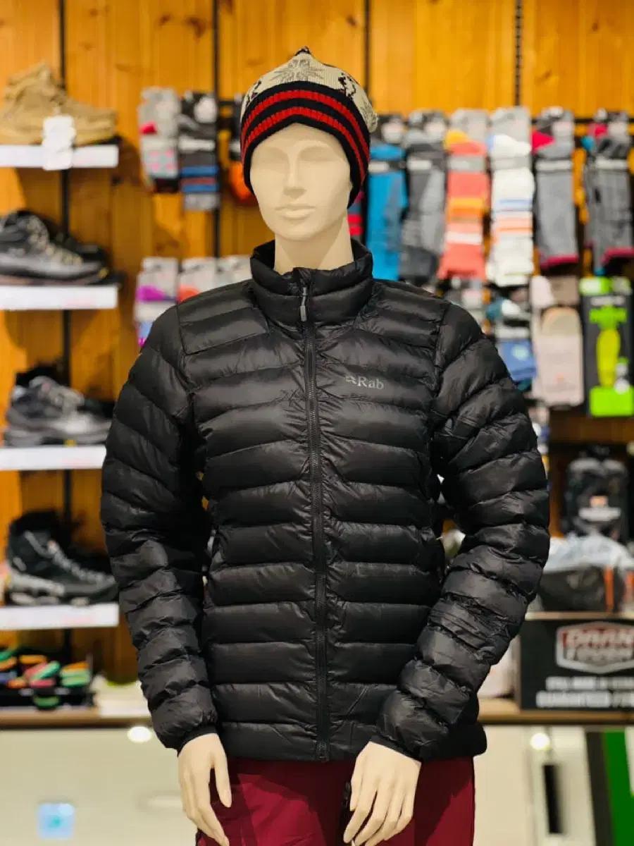 랩 여성 합성패팅 씨러스 자켓 QIP-28 Rab 블랙