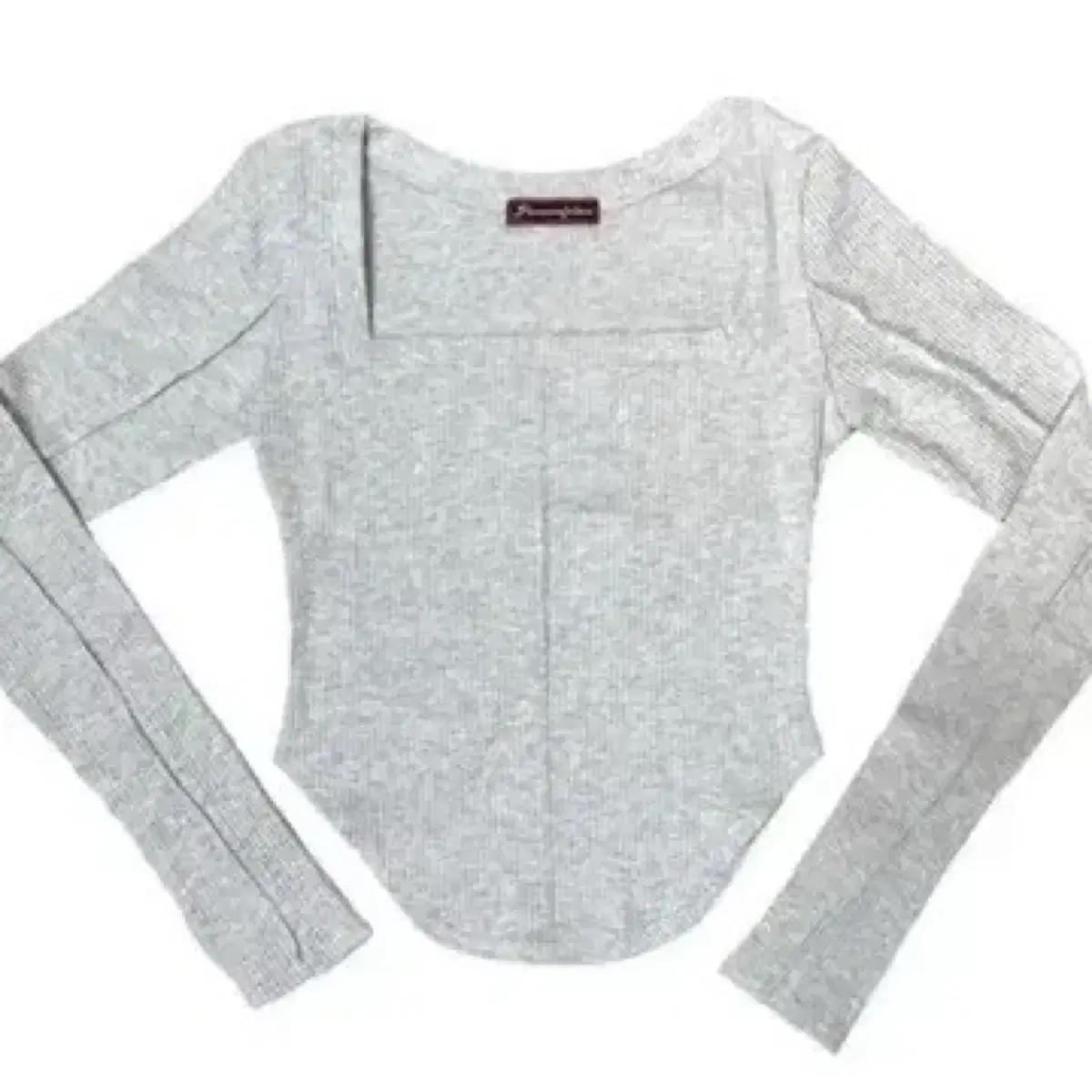 플리즈노팔로우 바비탑 화이트멜란지