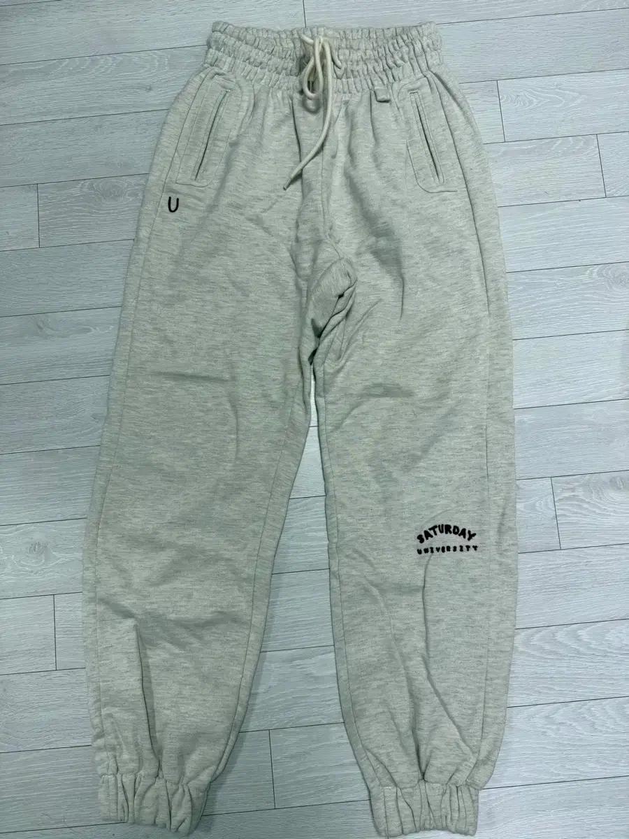 stu Y Logo Jogger Pants Oatmeal