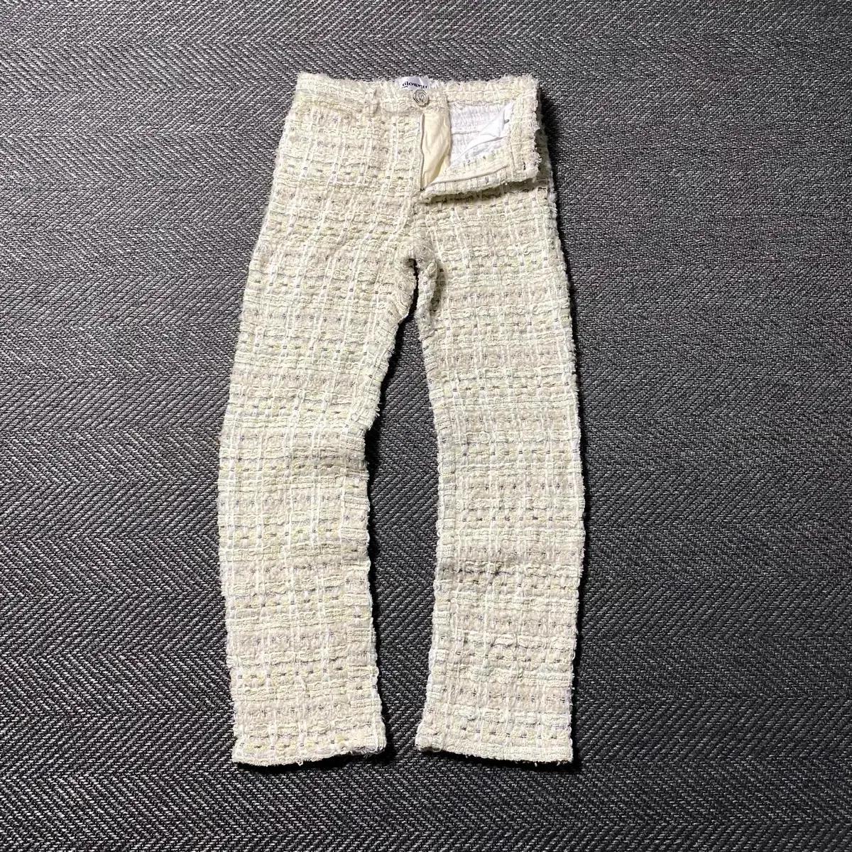 glowny트위드 바지 아이보리(M)