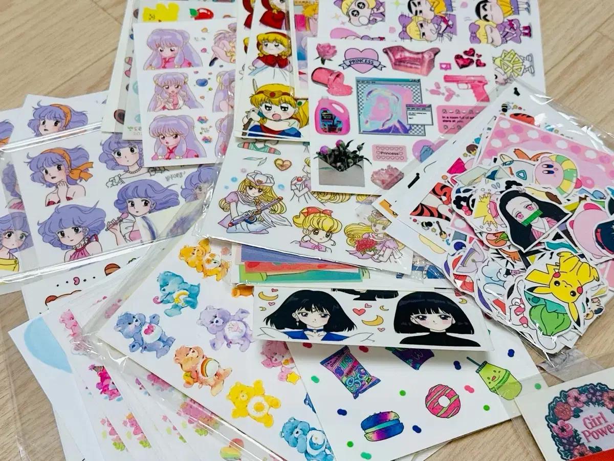 인스 캐릭터 감성 키치레트로 스티커 인스 판스 돔송 일괄처분