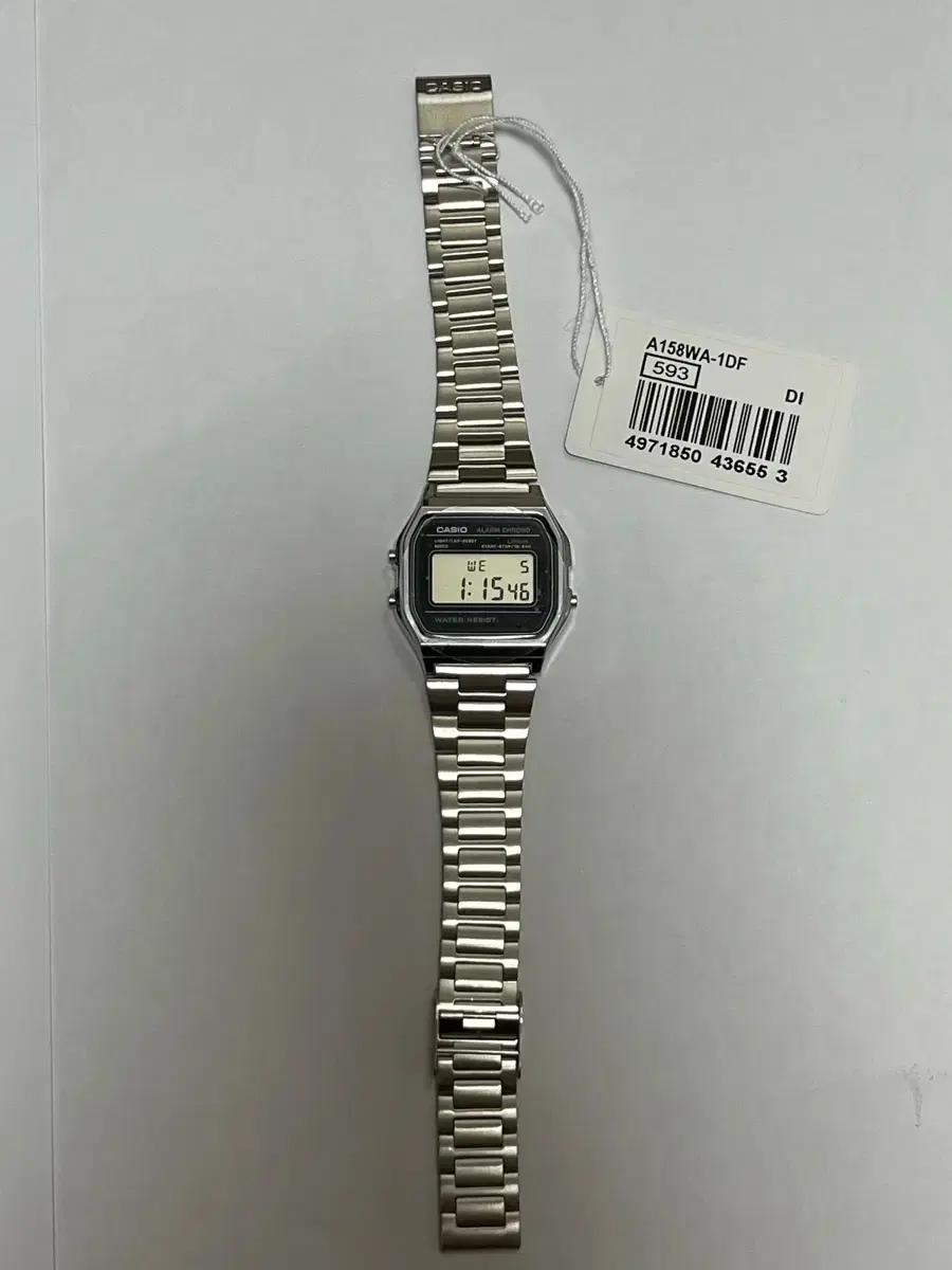 카시오 시계 A158WA-1DF