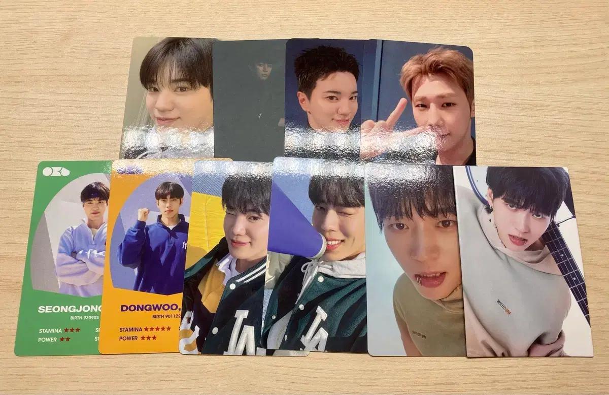 인피니트 김명수 남우현 장동우 이성종 infinite 포카 포토카드