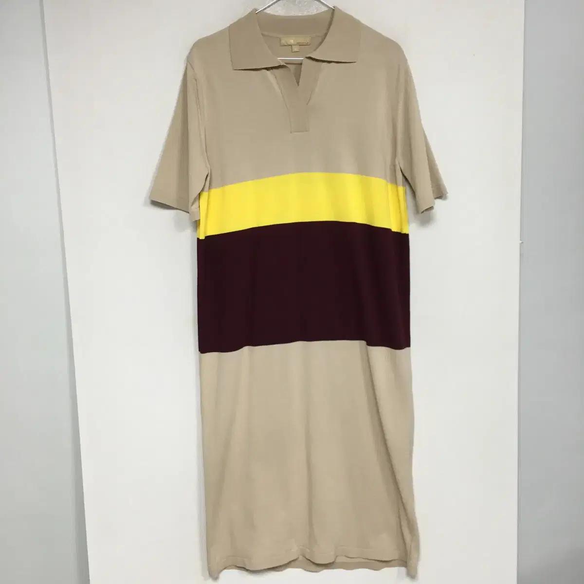 빈폴 레이디스 반팔 니트 원피스 90