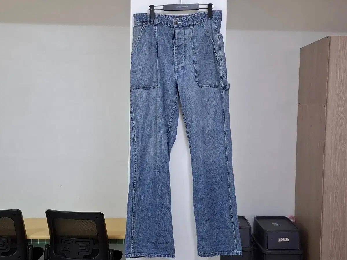 90s 폴로 덩가리 카펜더 데님 팬츠
