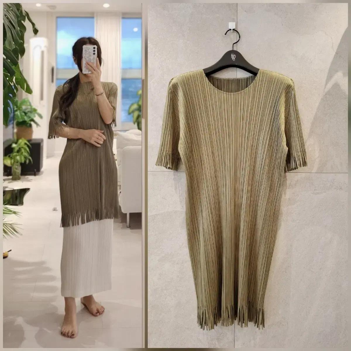 플리츠플리즈 시커원피스 튜닉4 이세이미야케