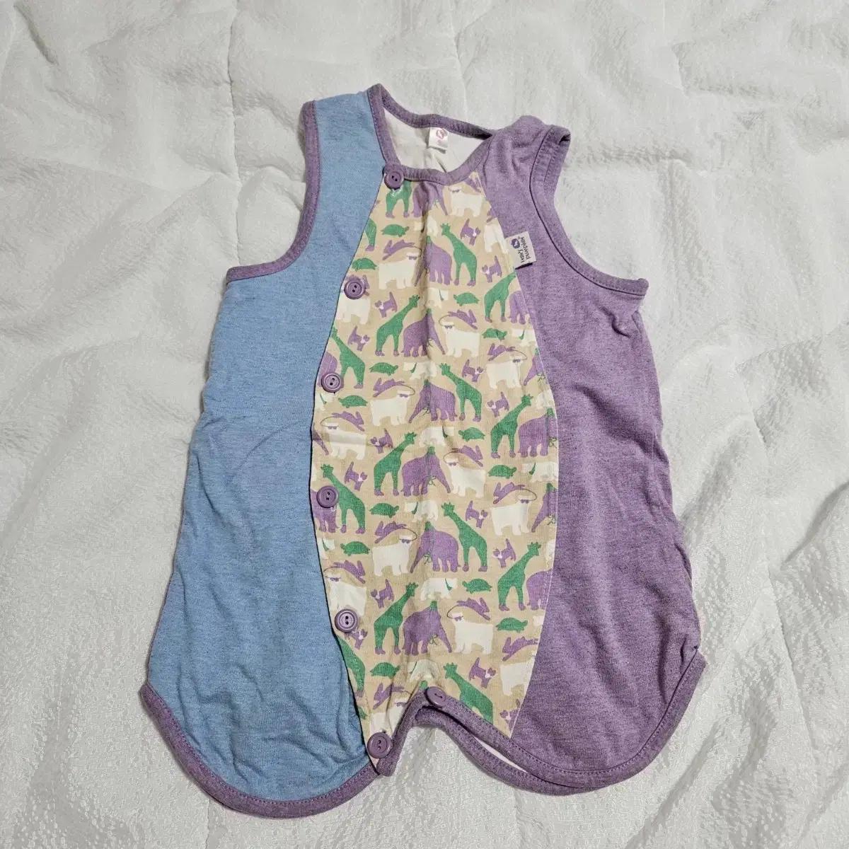 100사이즈 가을 겨울 봄 수면 조끼 아기옷