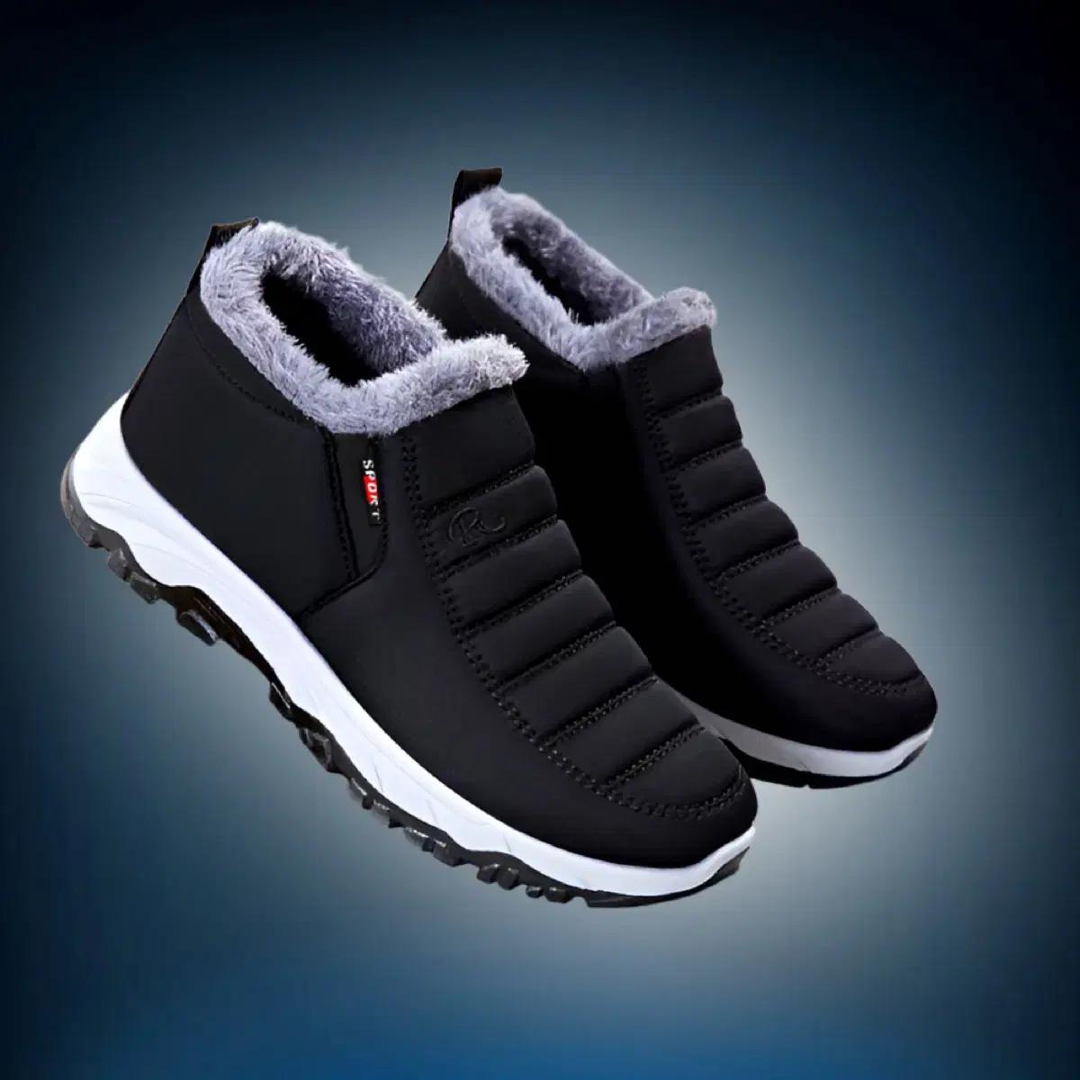 따뜻한 털 앵클 숏 겨울 방한신발 따뜻한 미끄럼방지 융털 남성 여성 부츠