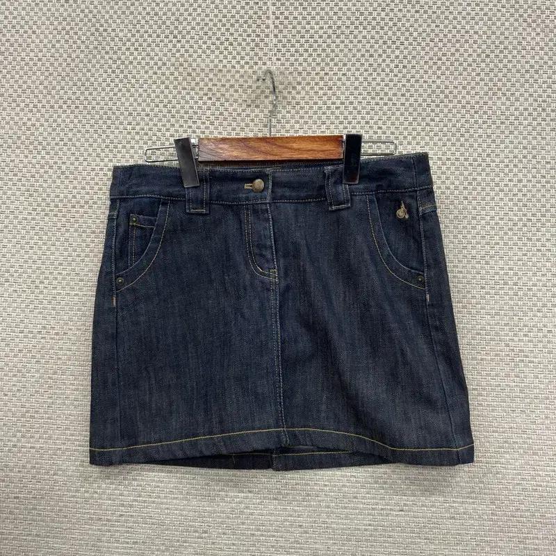 빈폴 레이디스 캐주얼 데님 미니스커트 30인치 D10421