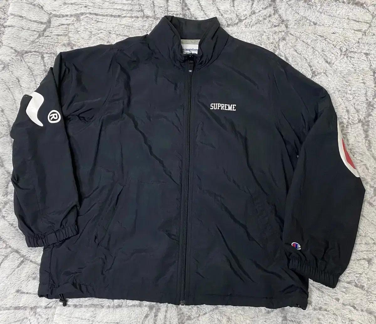[XL] 18SS 슈프림 X 챔피온 트랙자켓 블랙