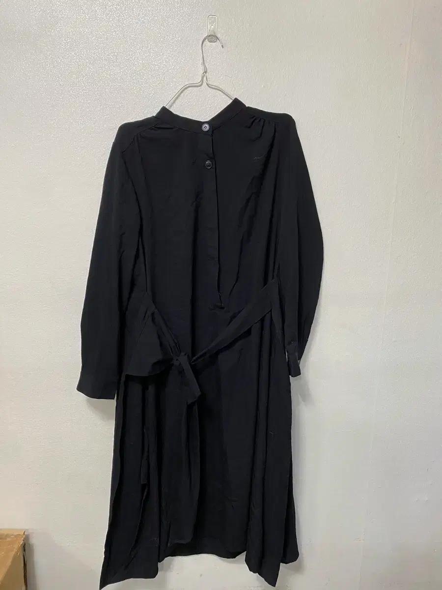 빈티지9. 블랙 긴팔 셔츠 롱원피스