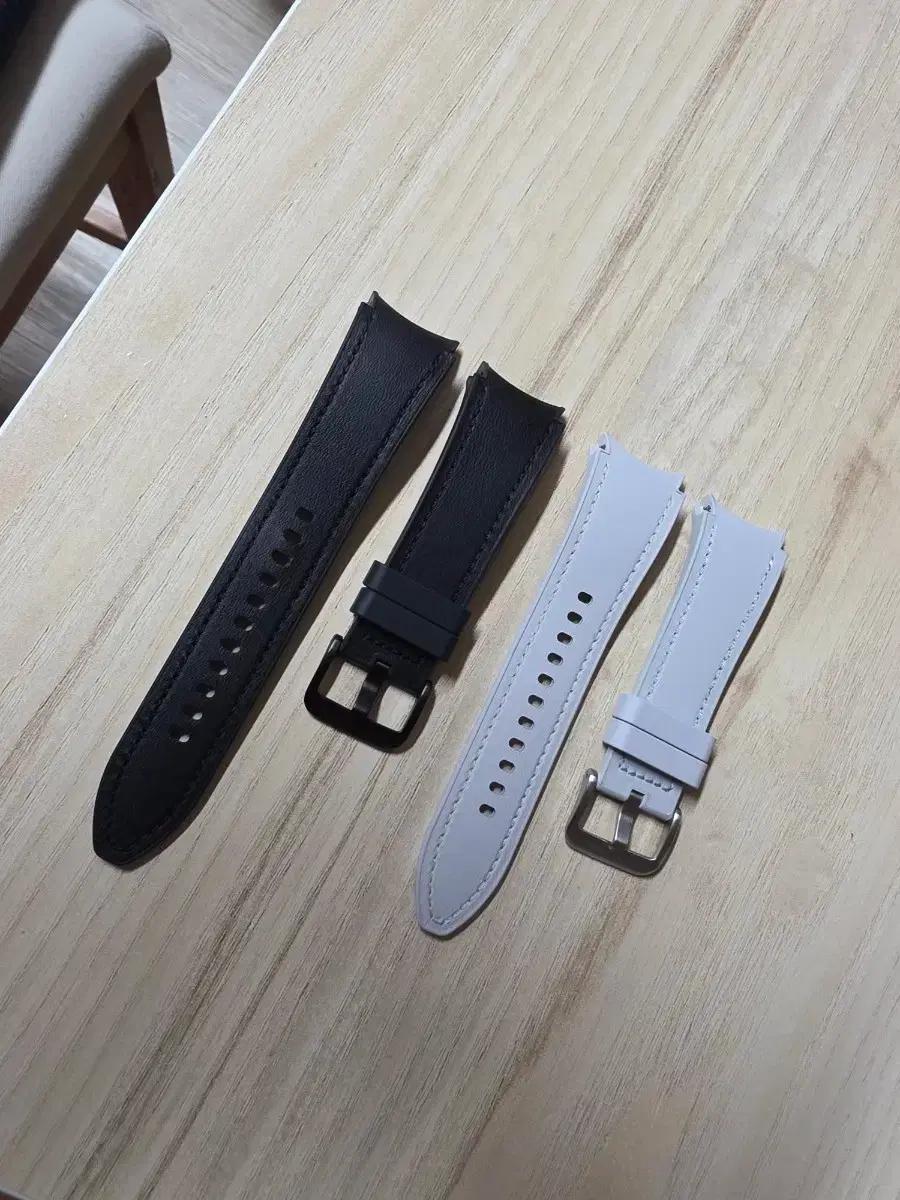 갤럭시 워치 4,5,6,7 삼성 정품 가죽 스트랩