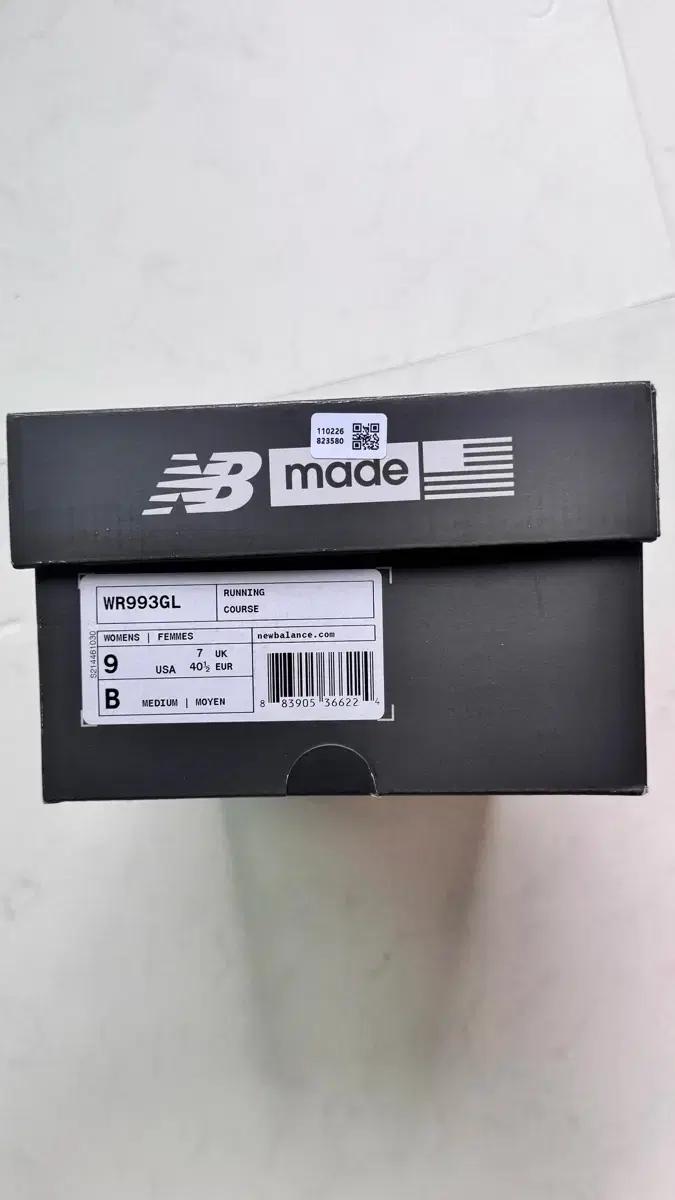 뉴발란스 993 그레이 Made in USA 우먼스 B 스탠다드 260
