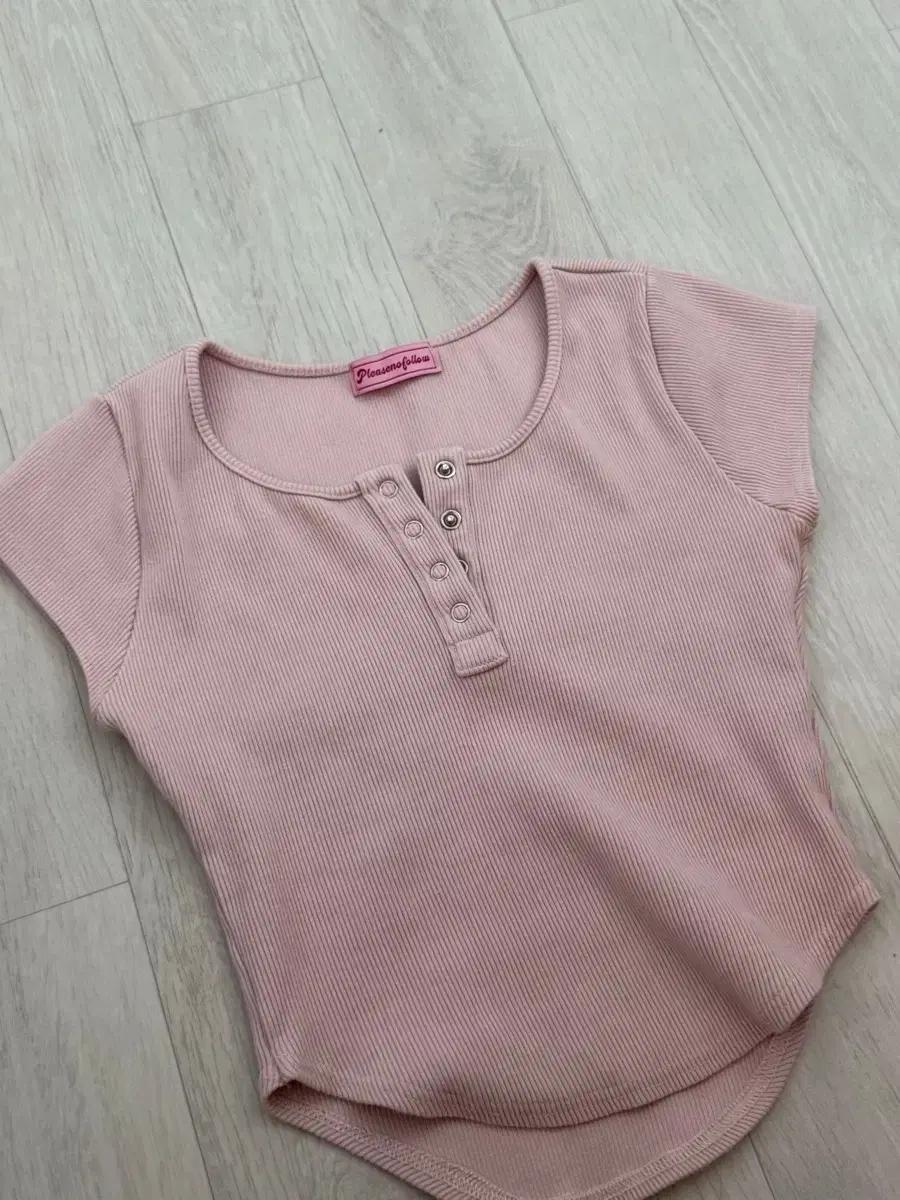 플리즈노팔로우 제니탑 베이비핑크 구버전