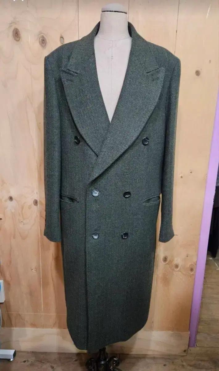 (새상품)남자 헤링본 코트110사이즈