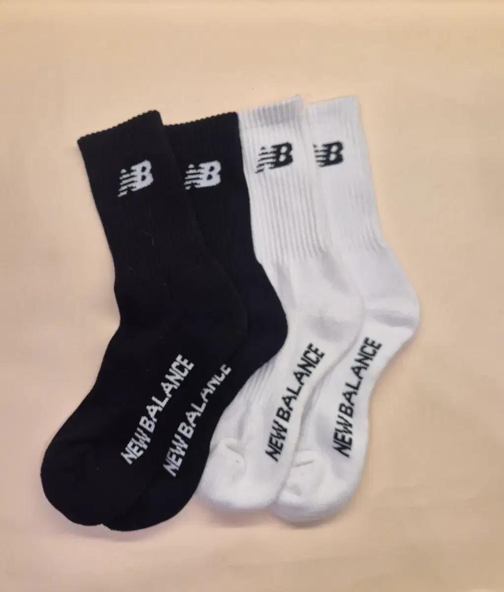 뉴발란스 흰색 장목 스포츠 양말 9켤레