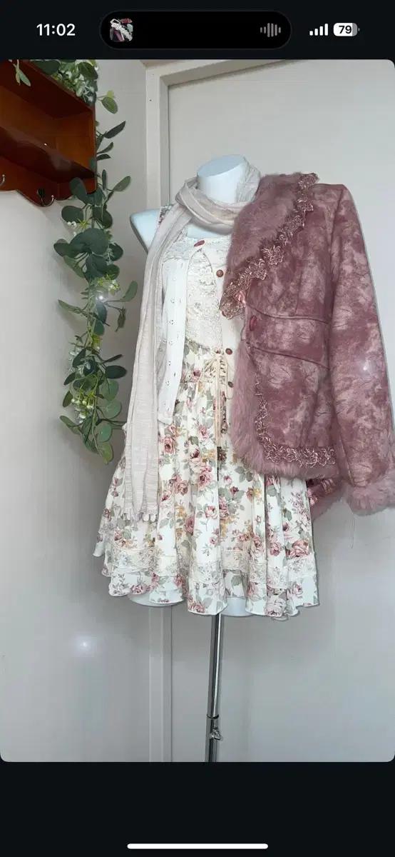 리즈리사 플라워 패턴 원피스 (가을 겨울 추천)