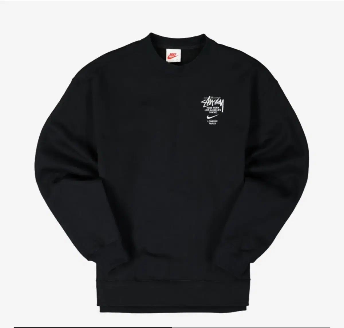 [L] 나이키 x 스투시 나투시 NRG 플리스 크루넥 맨투맨 스웻 셔츠