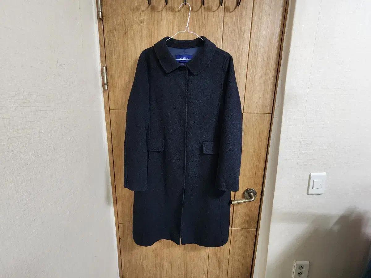 (66)여성 안지크 핸드메이드 캐시미어 울 혼방 코트