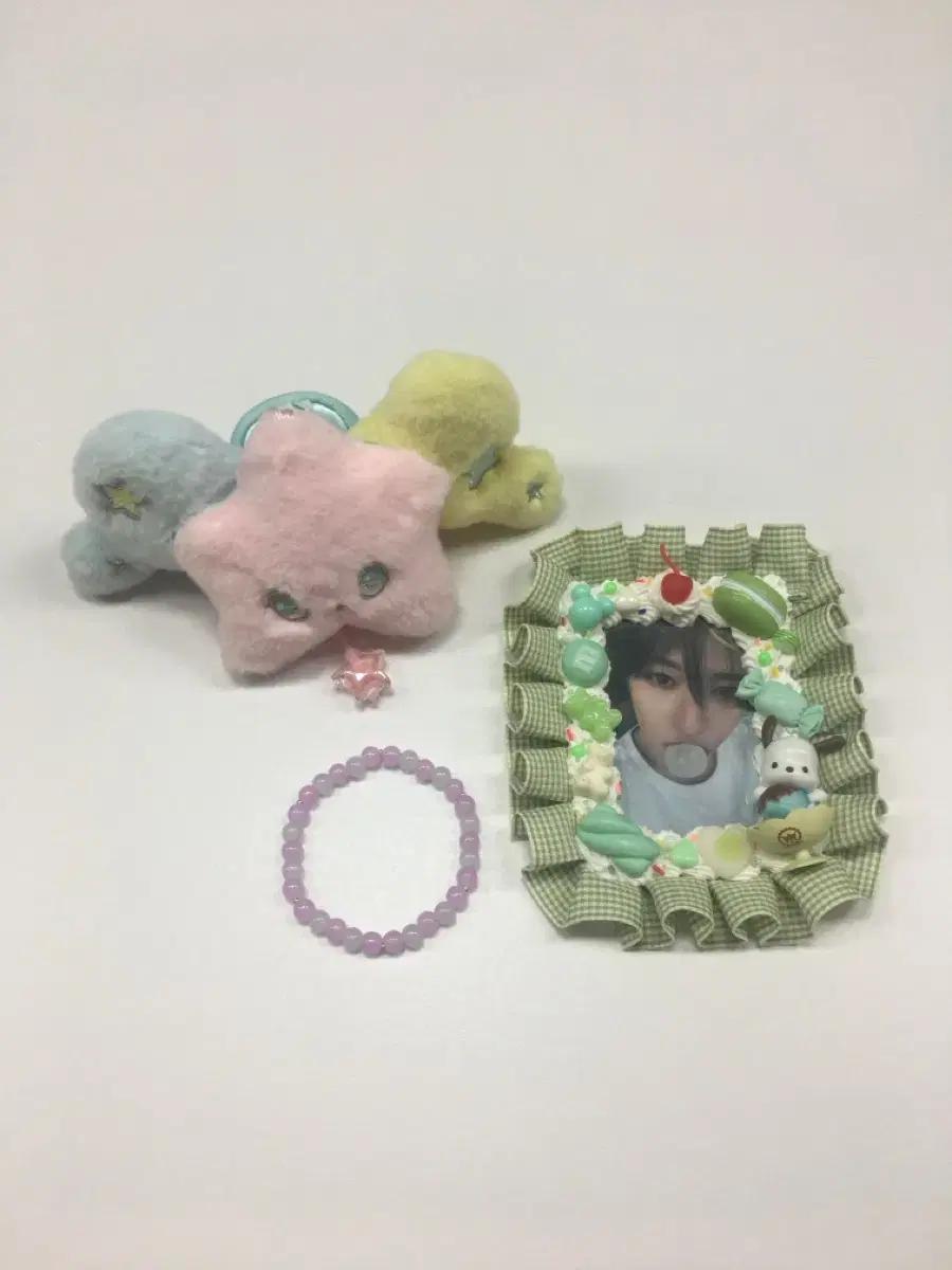 엔시티 위시 시온 캇코이 비즈 팔찌