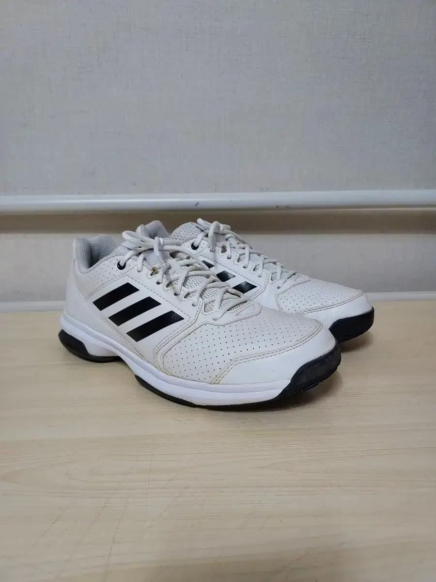 아디다스 흰색 삼선 운동화 250~255