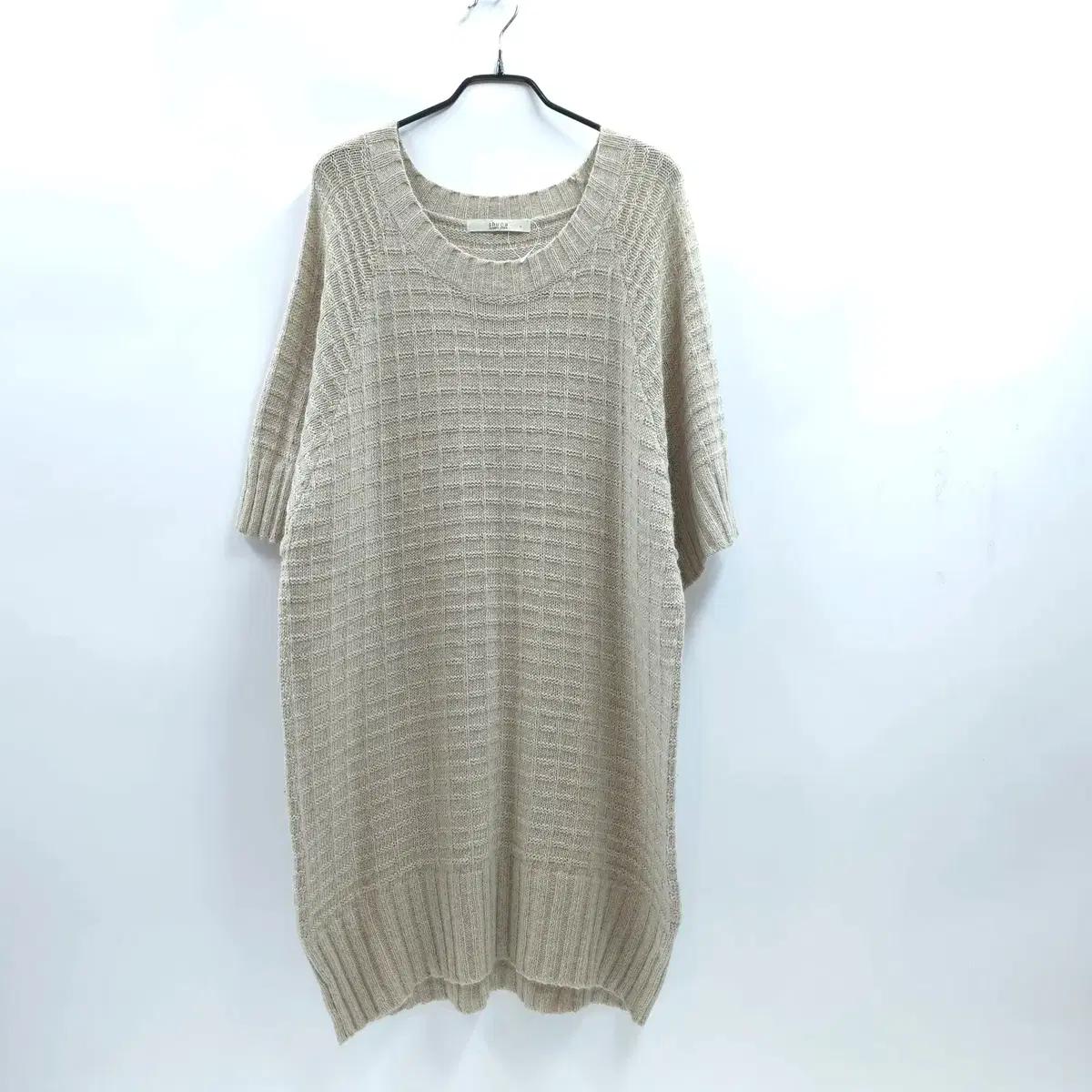 SHUCA 슈카 큐브패턴 앙고라블렌드 니트원피스 조끼원피스 튜닉 C197