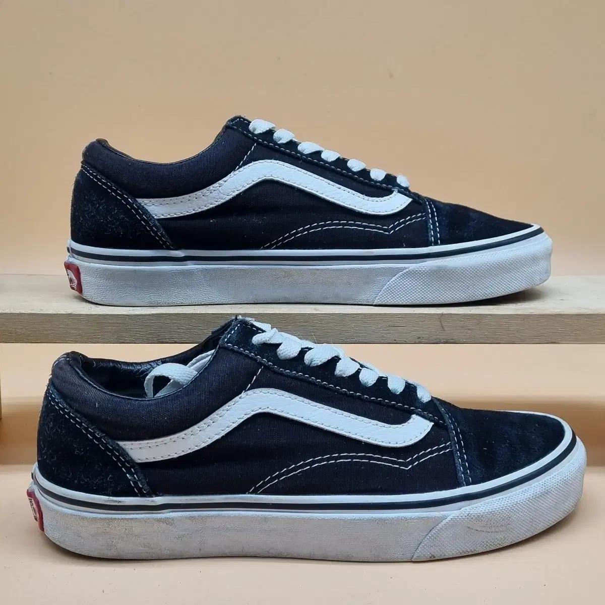 반스 올드스쿨 블랙 여성스니커즈230