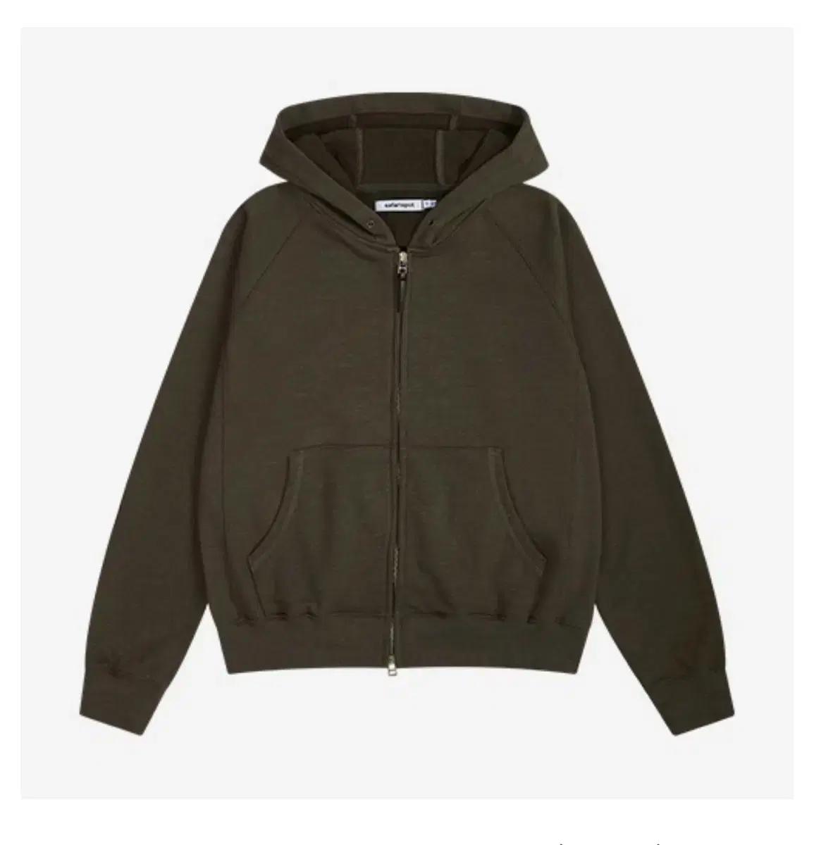 사파리스팟 후드집업 REGULAR COTTON HOODIE ZIPUP