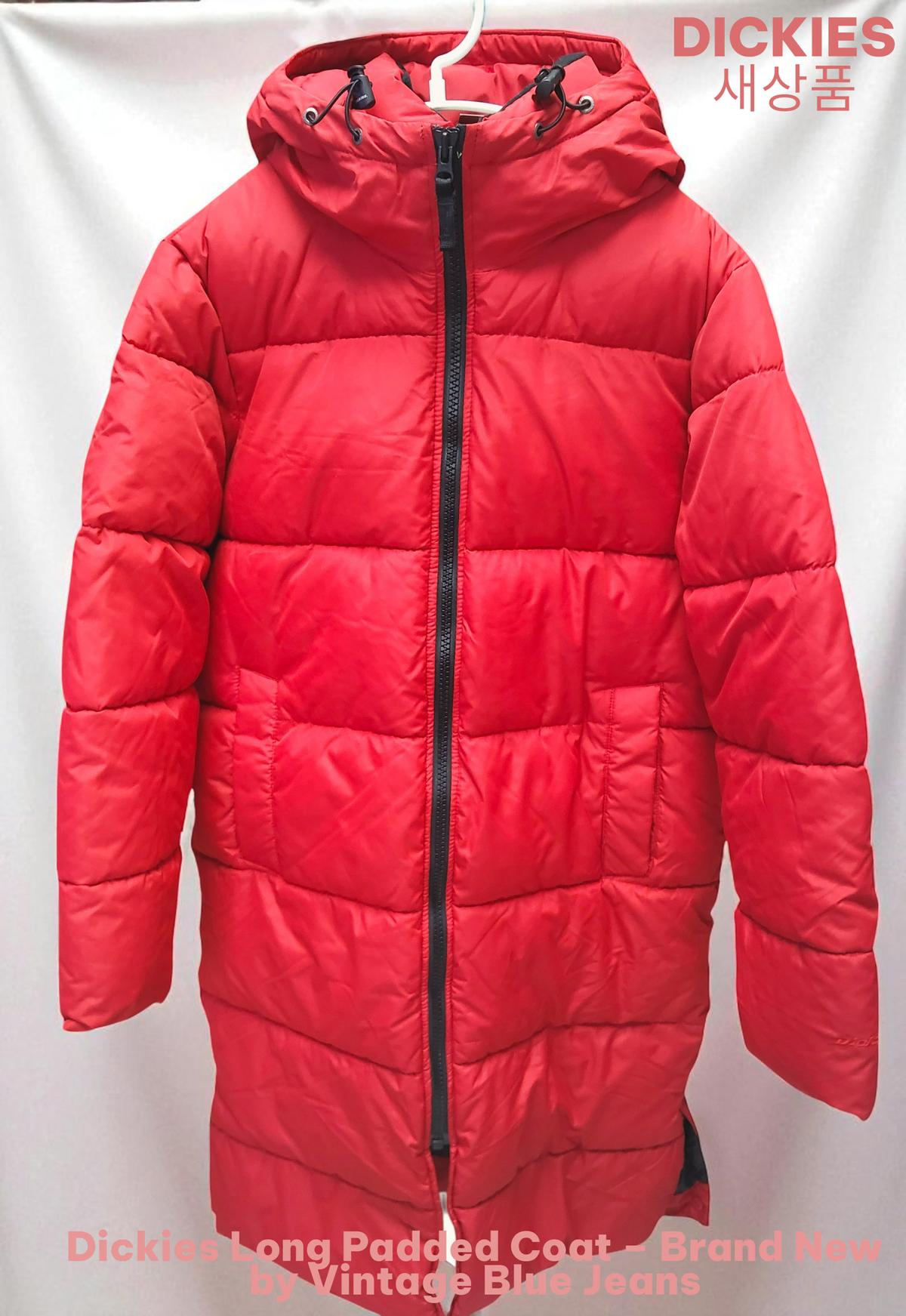 DICKIES디키즈 폴리 미사용 점퍼 롱패딩 여성 S 캐주얼 겨울 아우터